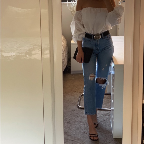 Steve Madden Loft Black Snake Sandals - Picture 3 of 8